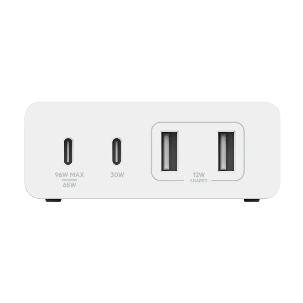 108W 4-Ports USB GaN Desktop Charger 2M