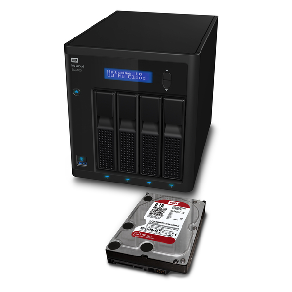 WD My Cloud EX4100 8TB - Personal Cloud NAS