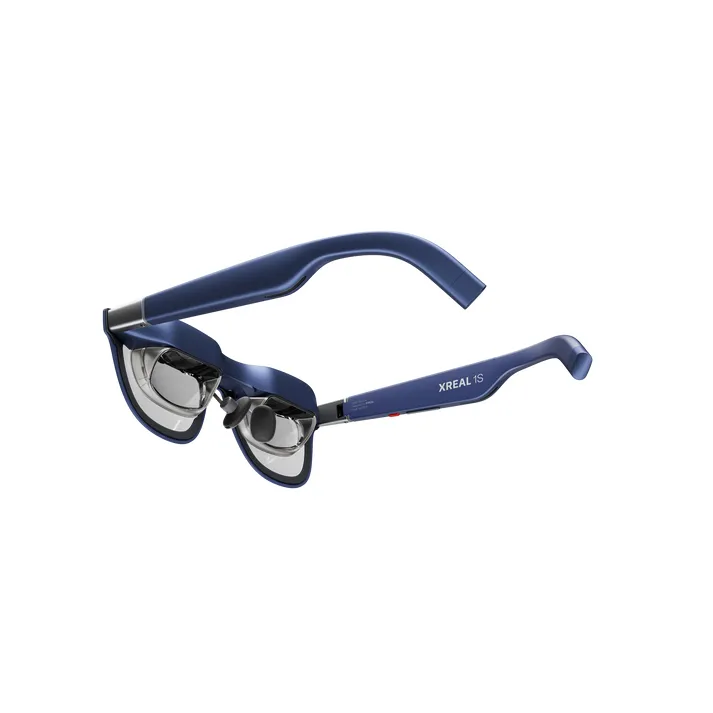 XREAL 1S AR-glas&ouml;gon, 1920 &times;  ̈1200 per &ouml;ga, 120 Hz,  ̈52&deg; synf&auml;lt, bl&aring;