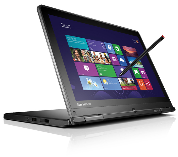 Lenovo 12.5" Yoga 12 Touch, 256GB, Win 8.1 Pro - Notebook, Black