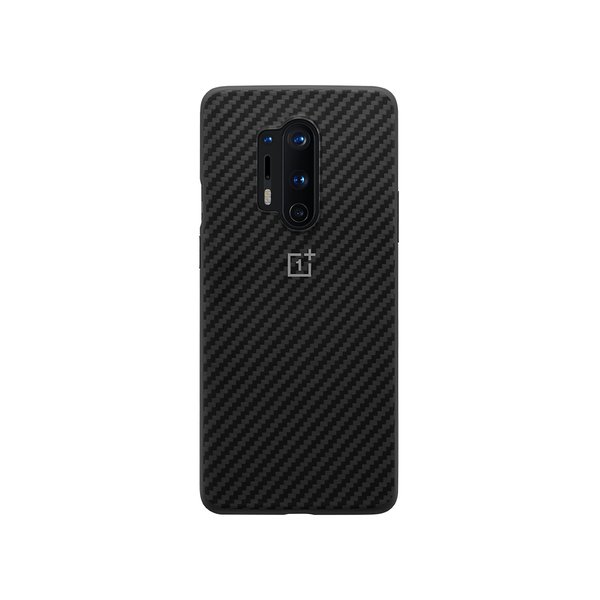 OnePlus 8 Pro Bumper Case karbon, Svart