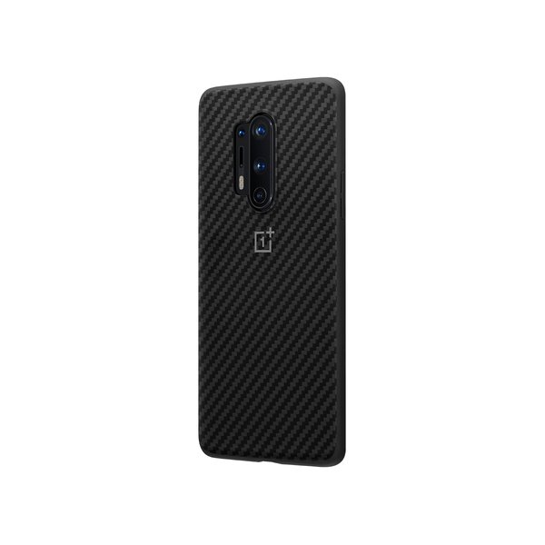 OnePlus 8 Pro Bumper Case karbon, Svart