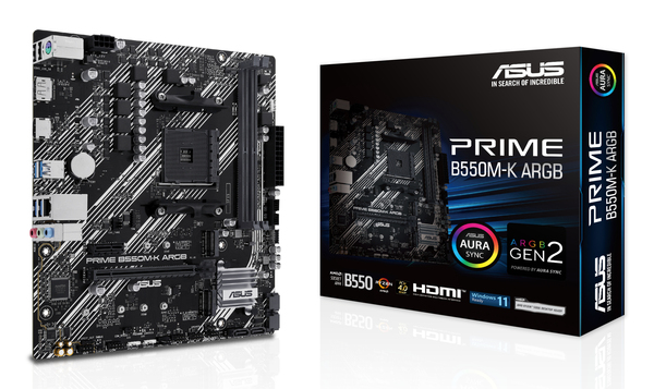 Asus PRIME B550M-K ARGB mATX - motherboard