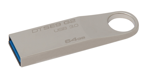 Kingston 64 Gt DataTraveler SE9 G2 USB 3.0 -muistitikku, Hopea
