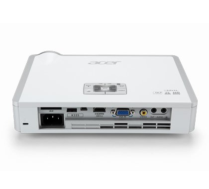 ACER K335 WXGA LED DLP 3D 10000/1 1000lm USB 30000 Hrs Projector