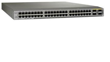 Cisco Nexus 3064-32T - Kytkin - L3 - Hallinnoitu - 32 x 10GBase-T + 4 x 40 Gigabit QSFP+ - r&auml;kkiin asennettava