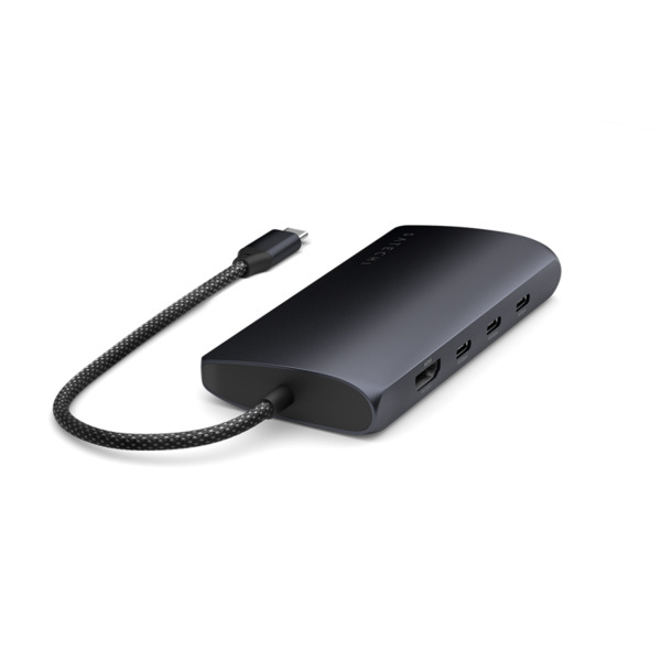Satechi USB-C Multiport Adapter 8K with Ethernet V3 - Midnight