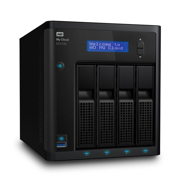 WD My Cloud EX4100 24 Tt -verkkolevypalvelin