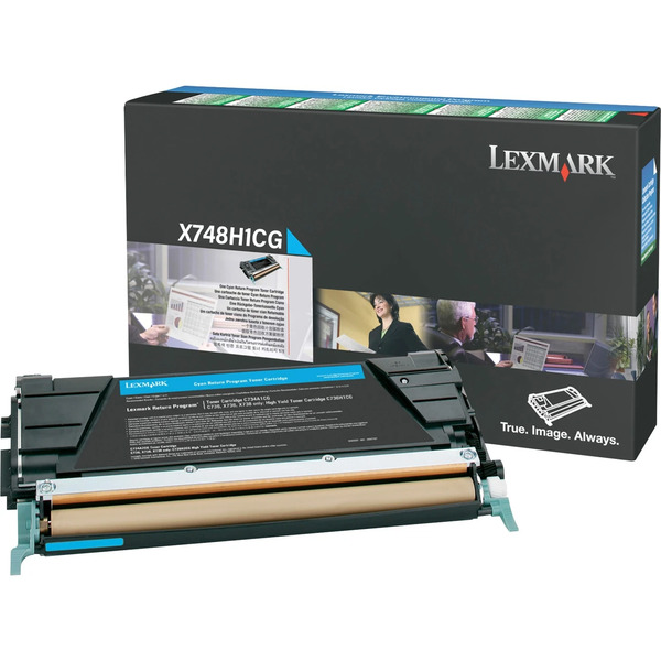 Lexmark X748H1CG High Yield lasertoner, cyan