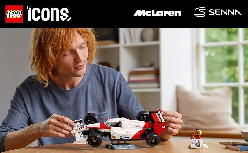 LEGO Icons McLaren MP4/4 &amp; Ayrton Senna 10330