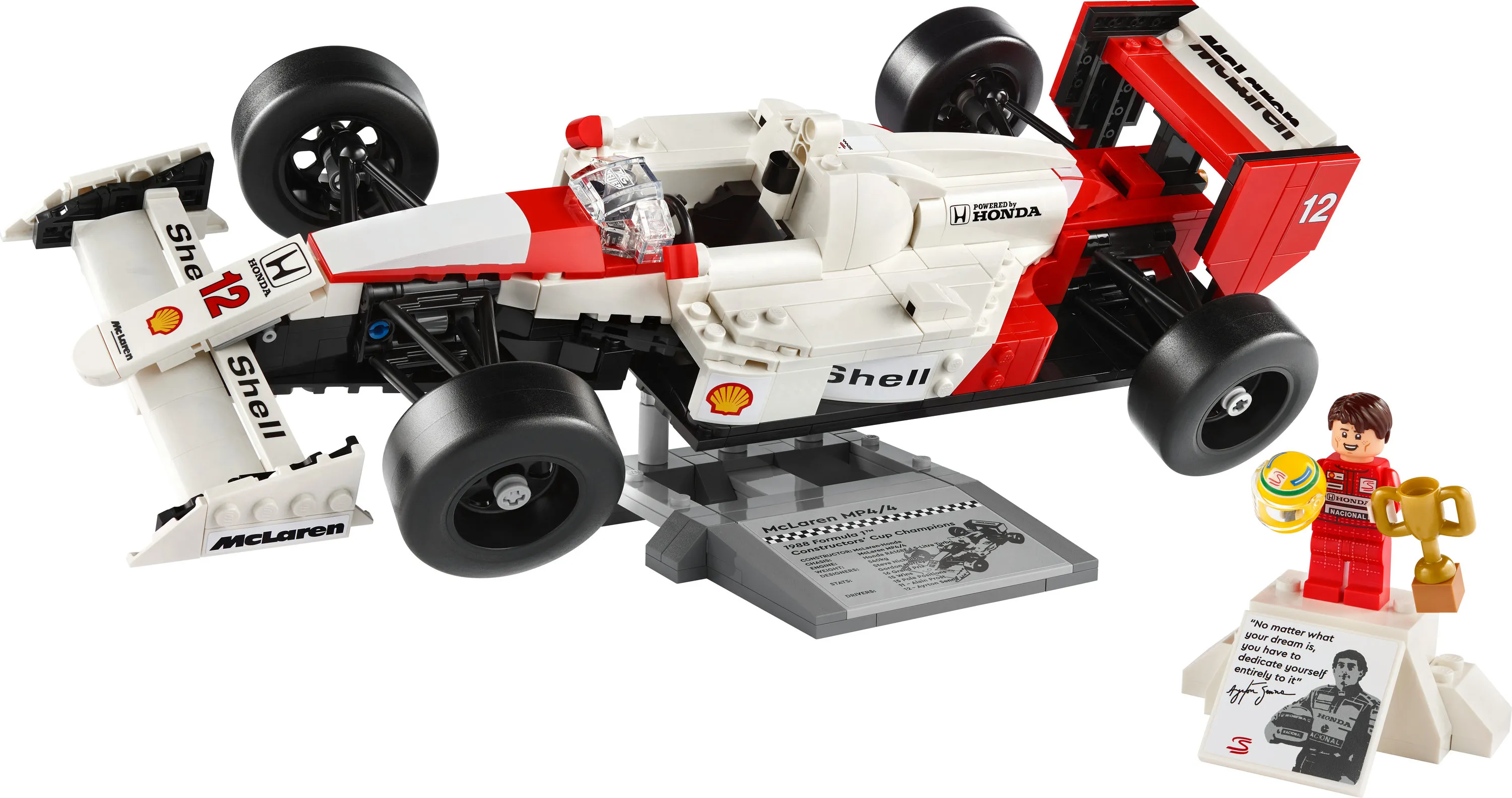 LEGO Icons McLaren MP4/4 &amp; Ayrton Senna 10330