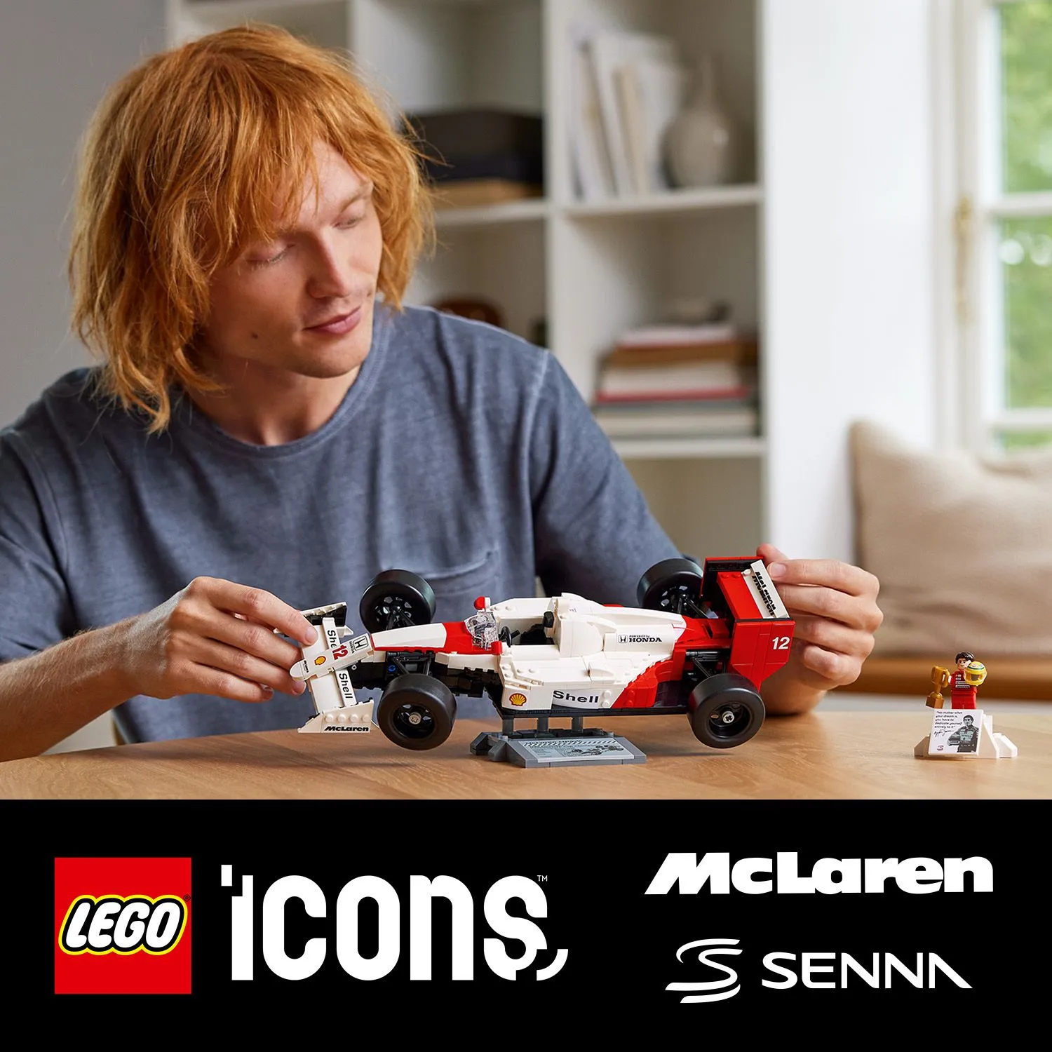 LEGO Icons McLaren MP4/4 &amp; Ayrton Senna 10330