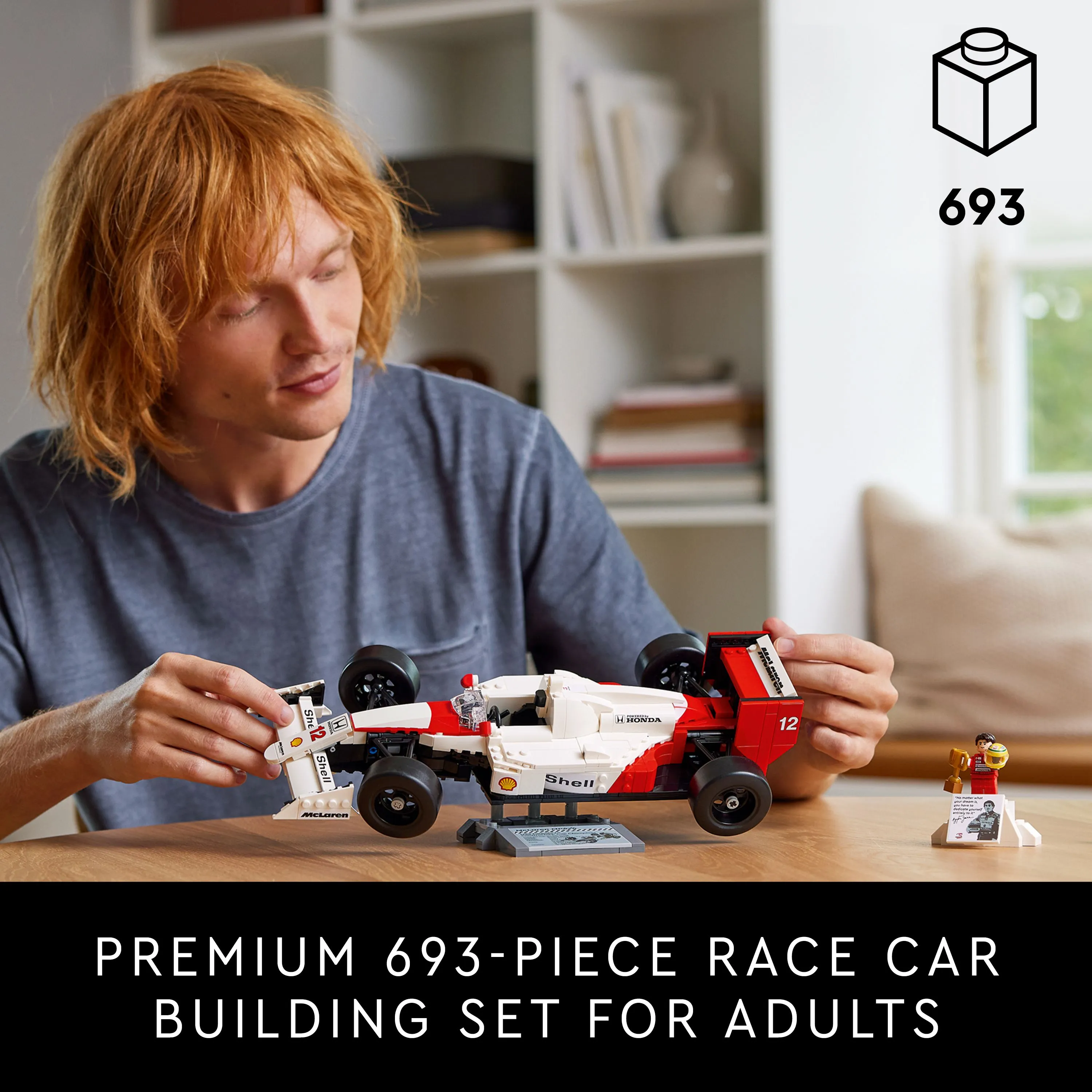 LEGO Icons McLaren MP4/4 &amp; Ayrton Senna 10330