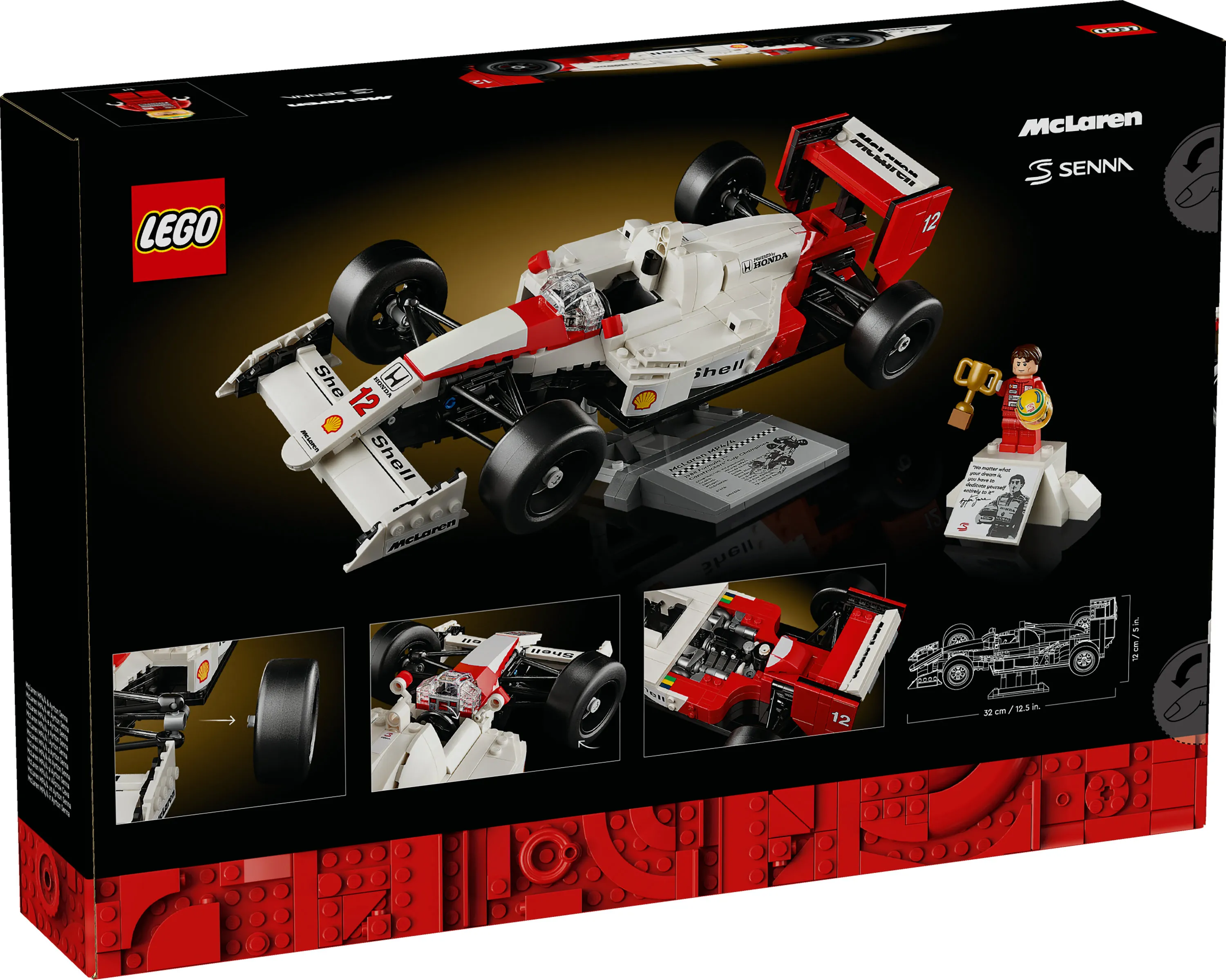 LEGO Icons McLaren MP4/4 &amp; Ayrton Senna 10330