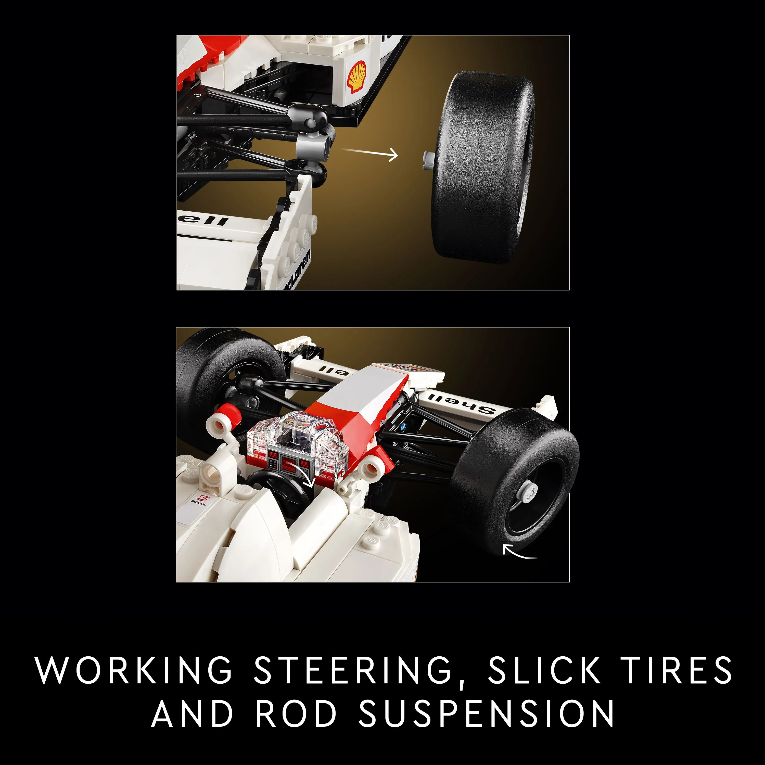 LEGO Icons McLaren MP4/4 &amp; Ayrton Senna 10330