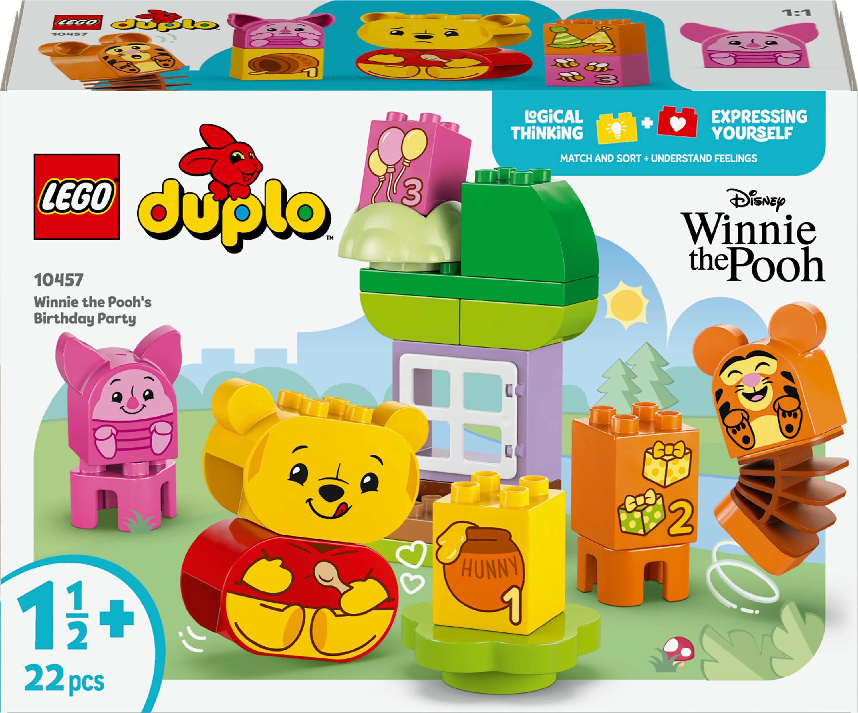 LEGO DUPLO Nalle Puhs f&ouml;delsedagskalas 10457