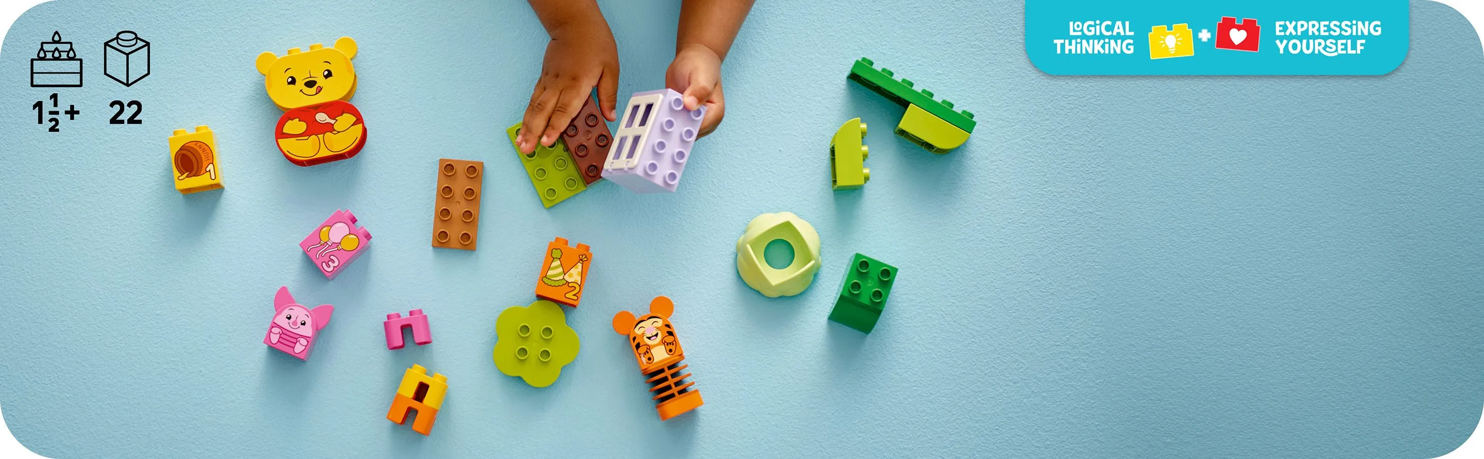 LEGO DUPLO Nalle Puhs f&ouml;delsedagskalas 10457