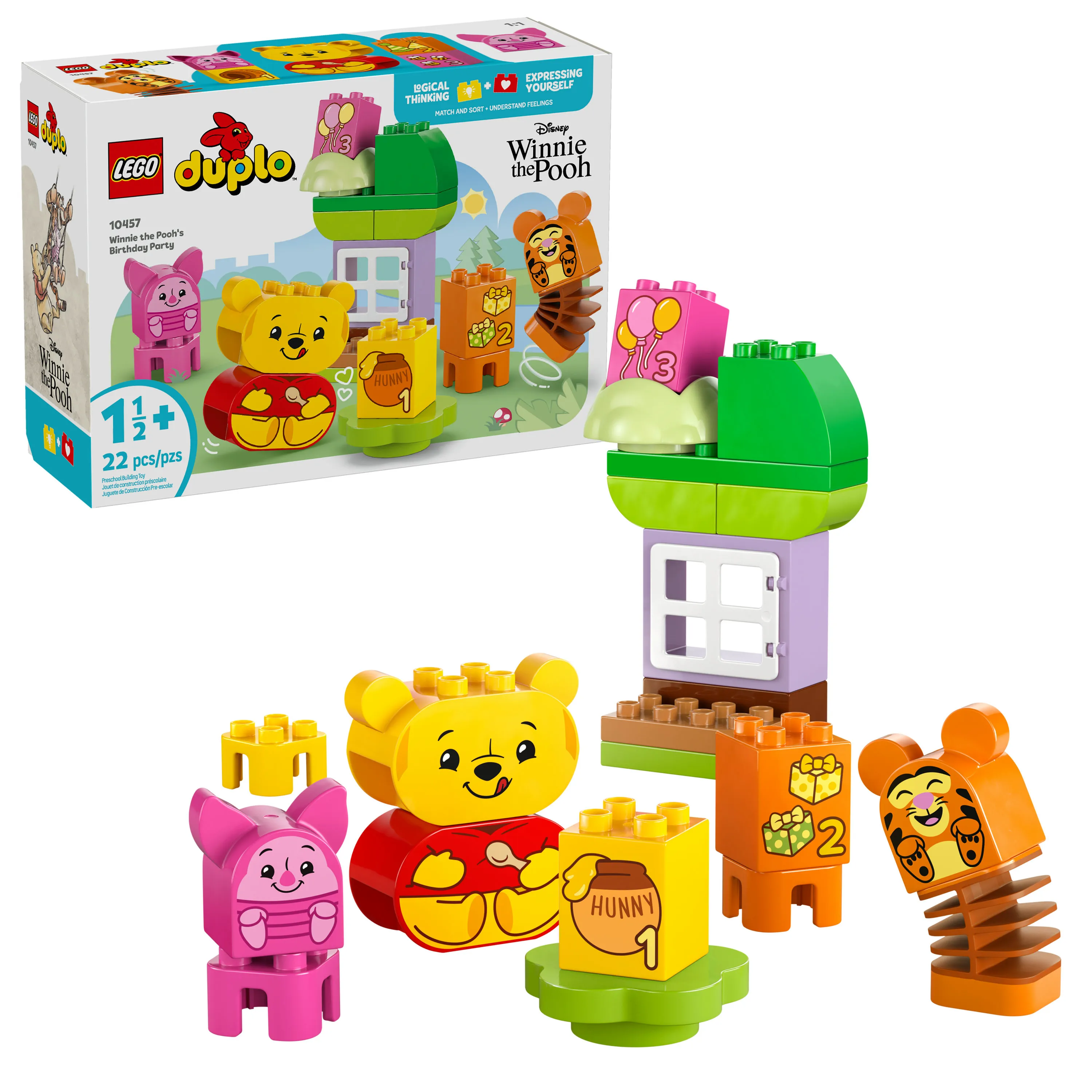 LEGO DUPLO Nalle Puhs f&ouml;delsedagskalas 10457