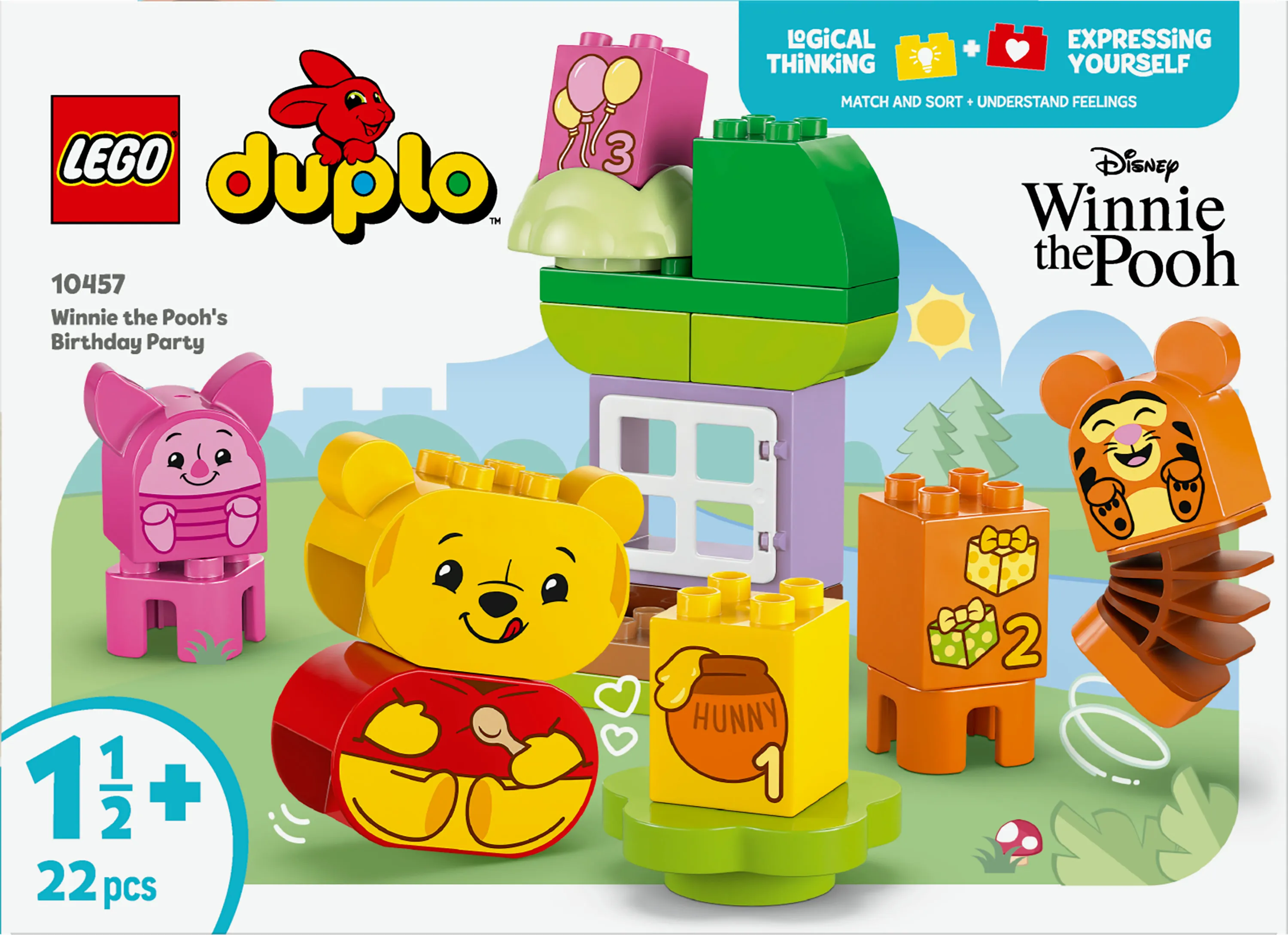 LEGO DUPLO Nalle Puhs f&ouml;delsedagskalas 10457