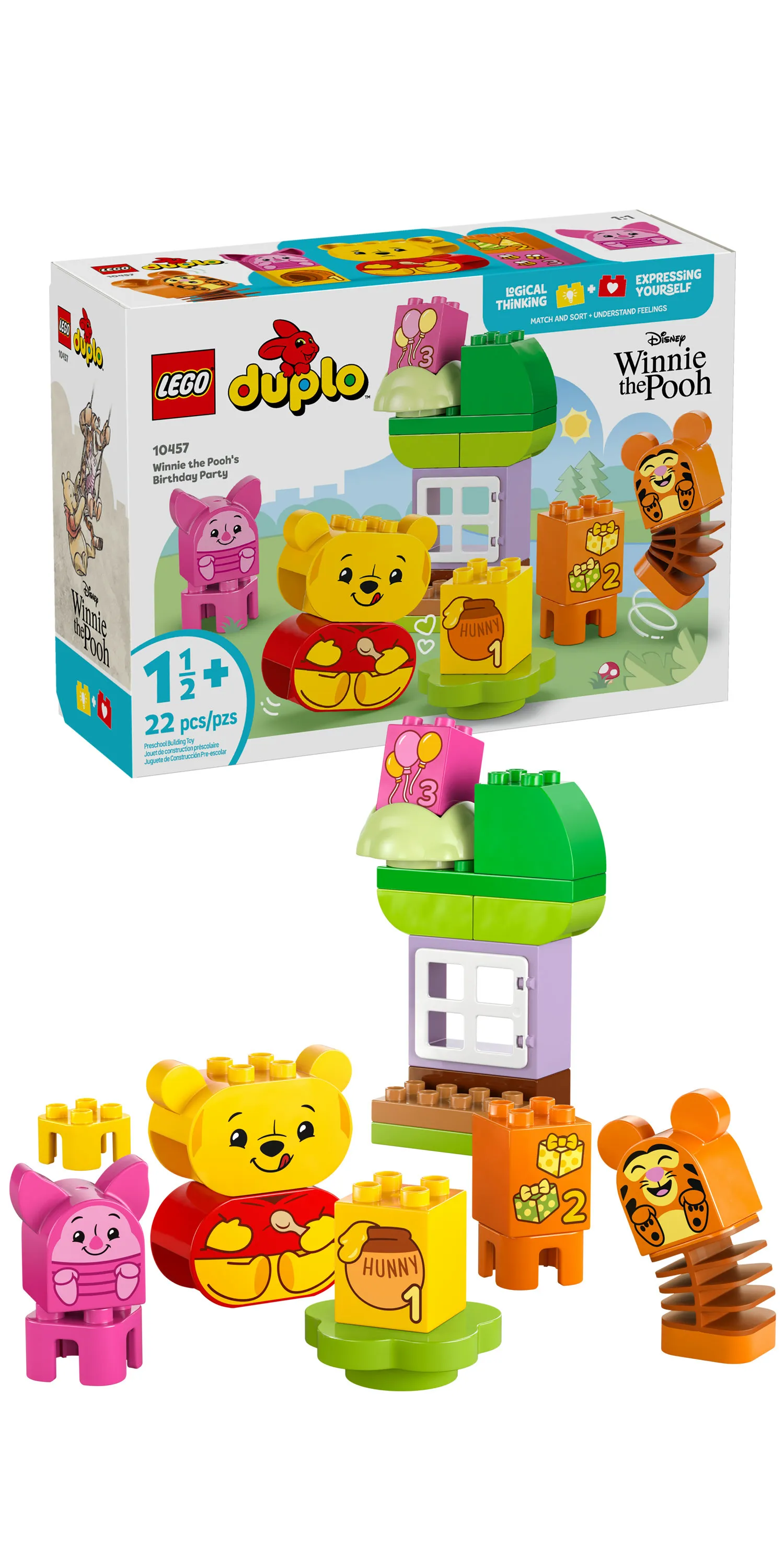 LEGO DUPLO Nalle Puhs f&ouml;delsedagskalas 10457