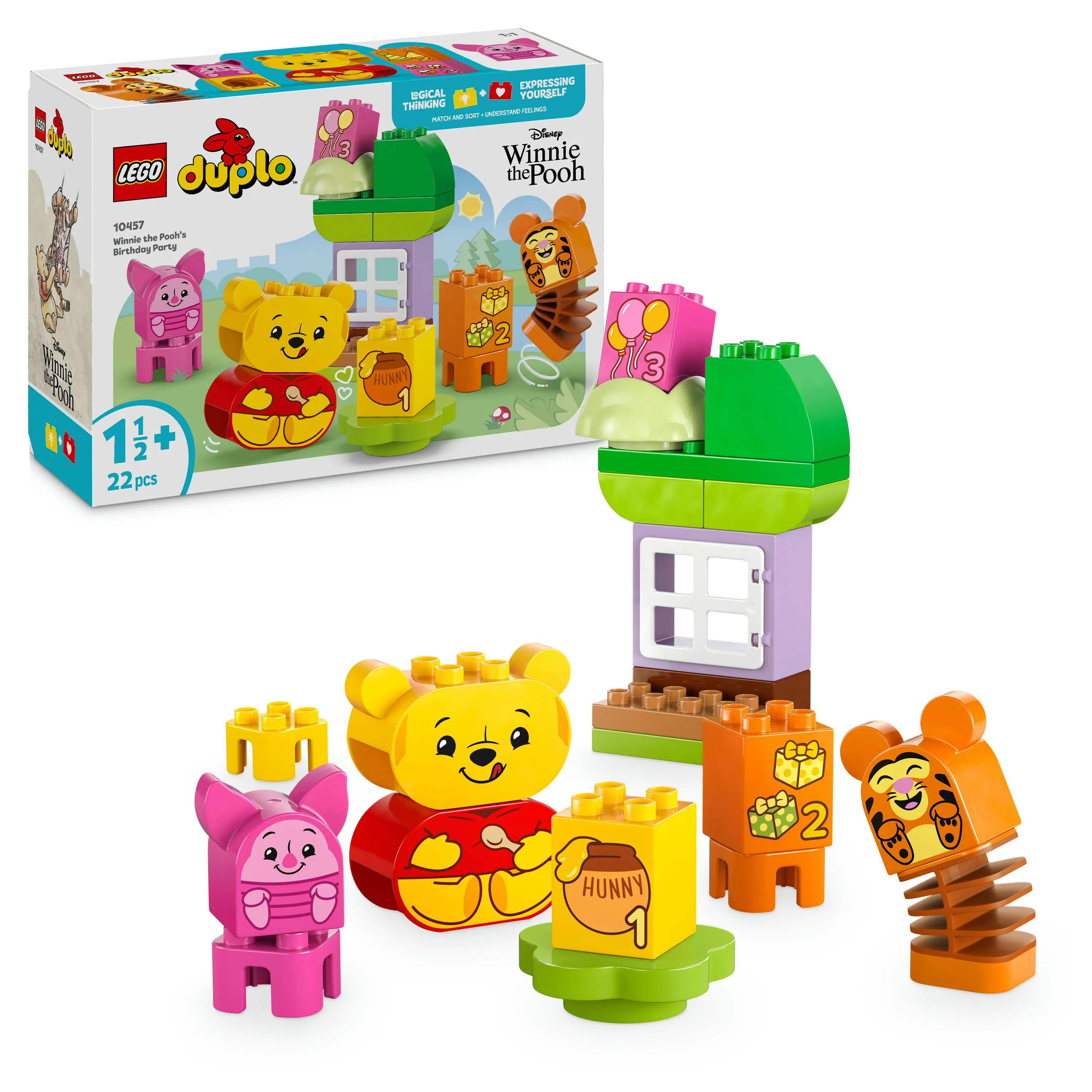 LEGO DUPLO Nalle Puhs f&ouml;delsedagskalas 10457