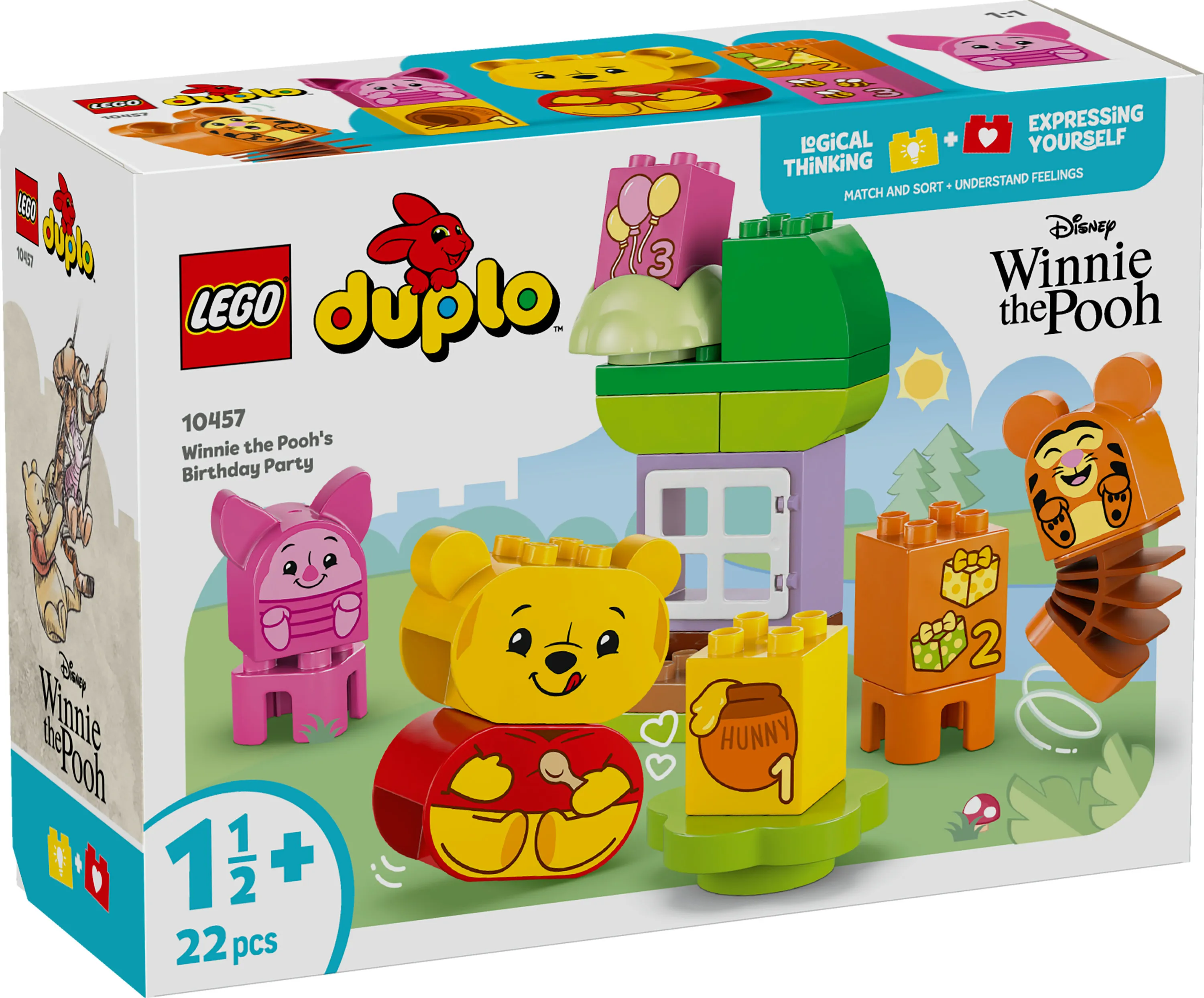LEGO DUPLO Nalle Puhs f&ouml;delsedagskalas 10457