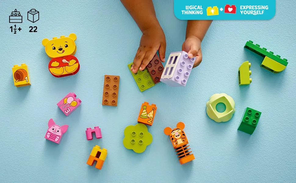 LEGO DUPLO Nalle Puhs f&ouml;delsedagskalas 10457