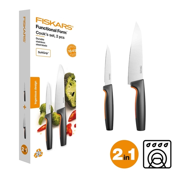 Fiskars Functional Form Knife Set, 2 Pieces