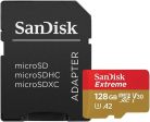 SanDisk Extreme PLUS 128GB MicroSDXC UHS-I U3 V30 A2 card