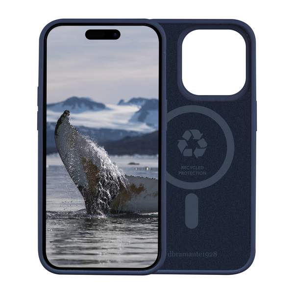 Dbramante1928 Monaco MagSafe, iPhone 15 Pro - Case, Pacific Blue