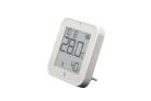 Shelly BLU HT Display ZB - sensor with display that shows temperature, humidity, light levels, and time, White