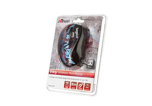 Vivy Wireless Mini Mouse - Tagstar Graffiti