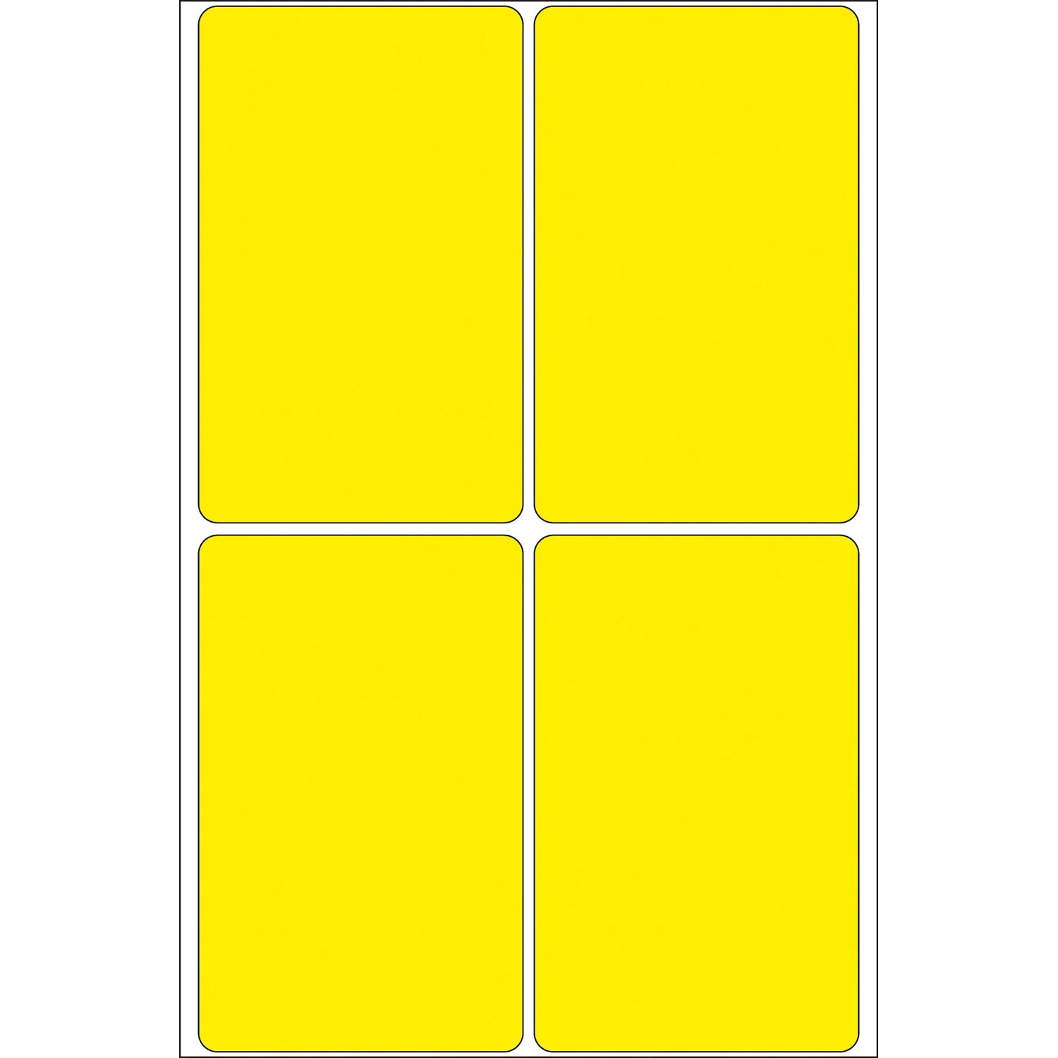 Herma label manual 52x82 yellow (128)