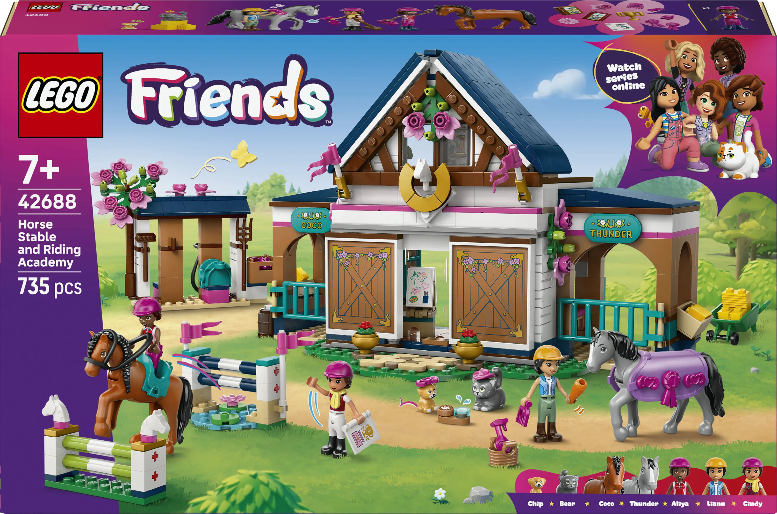LEGO Friends Horse Stable and Riding School 42688