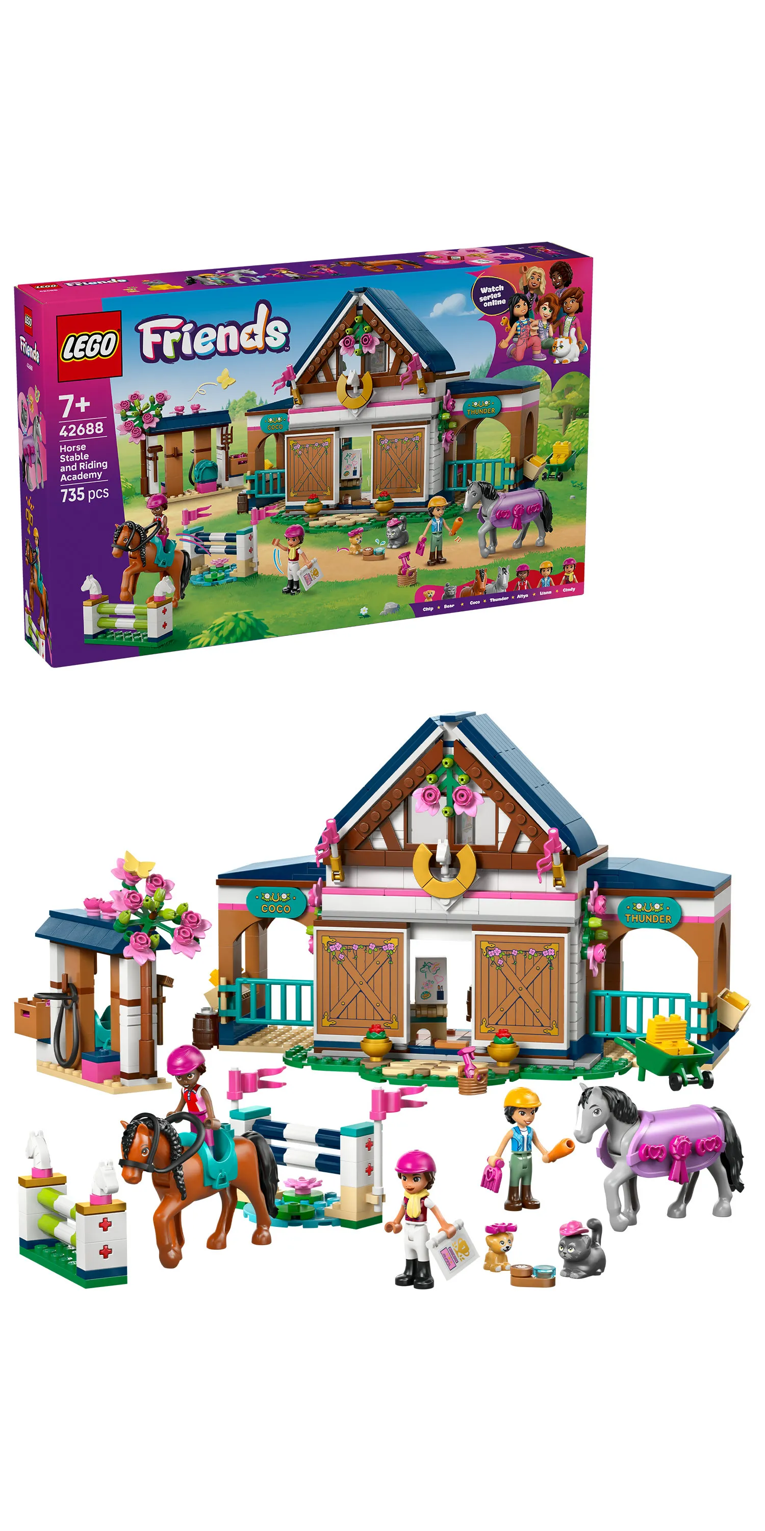 LEGO Friends Horse Stable and Riding School 42688