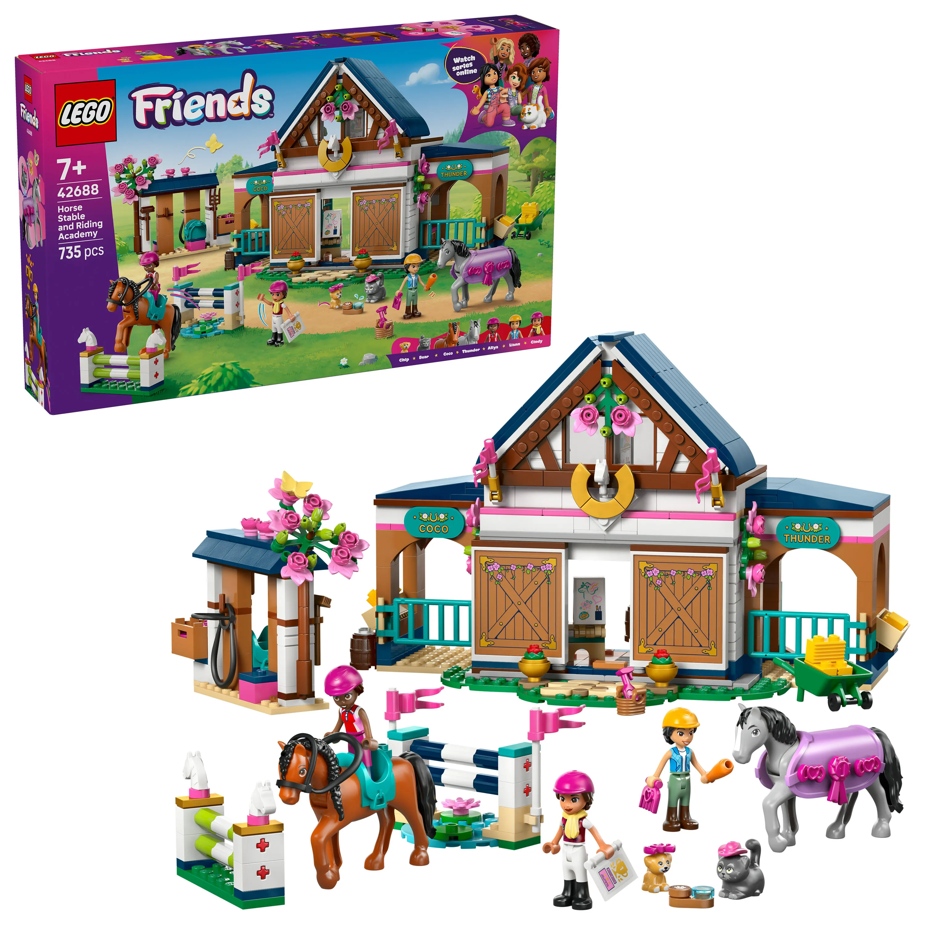 LEGO Friends Horse Stable and Riding School 42688