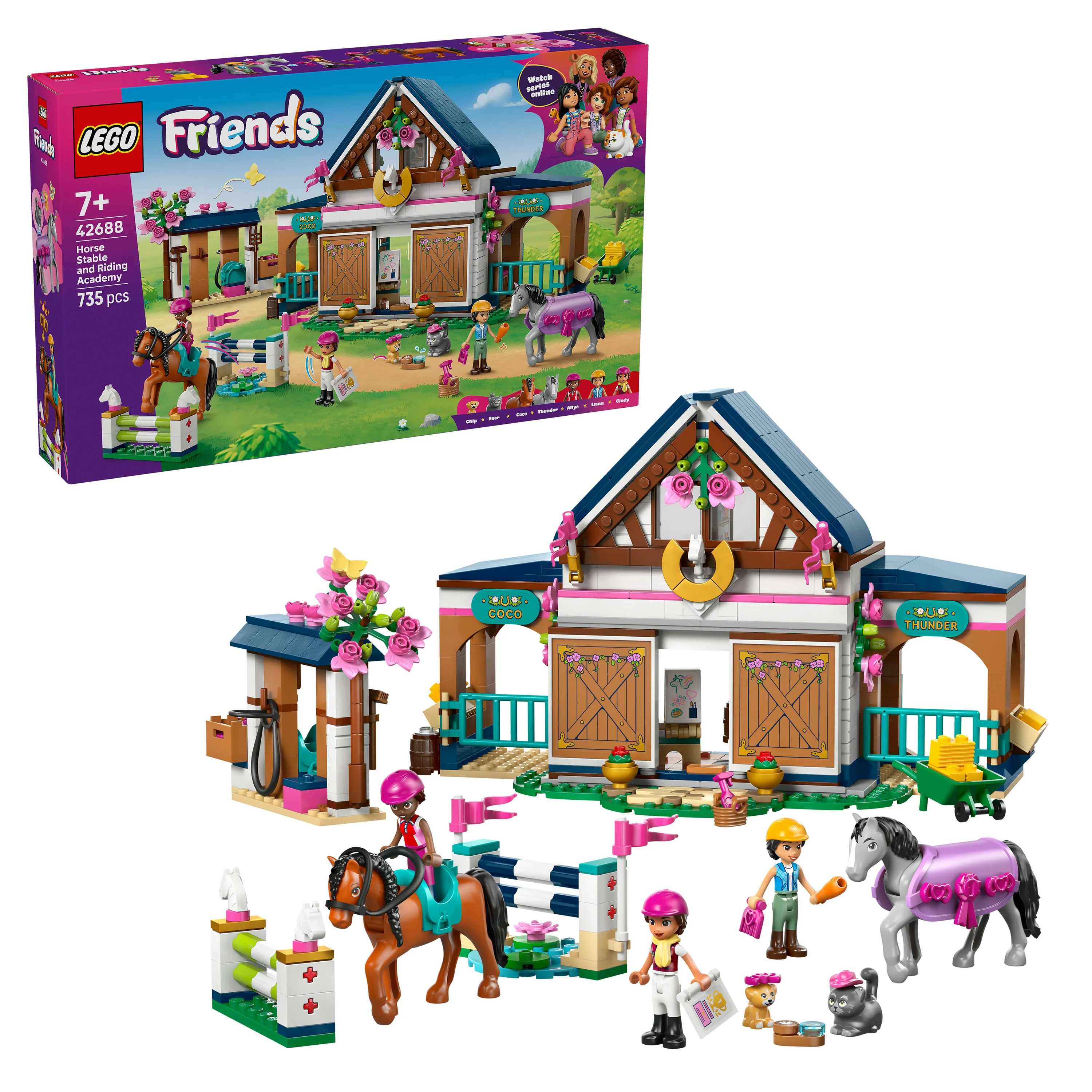 LEGO Friends Horse Stable and Riding School 42688
