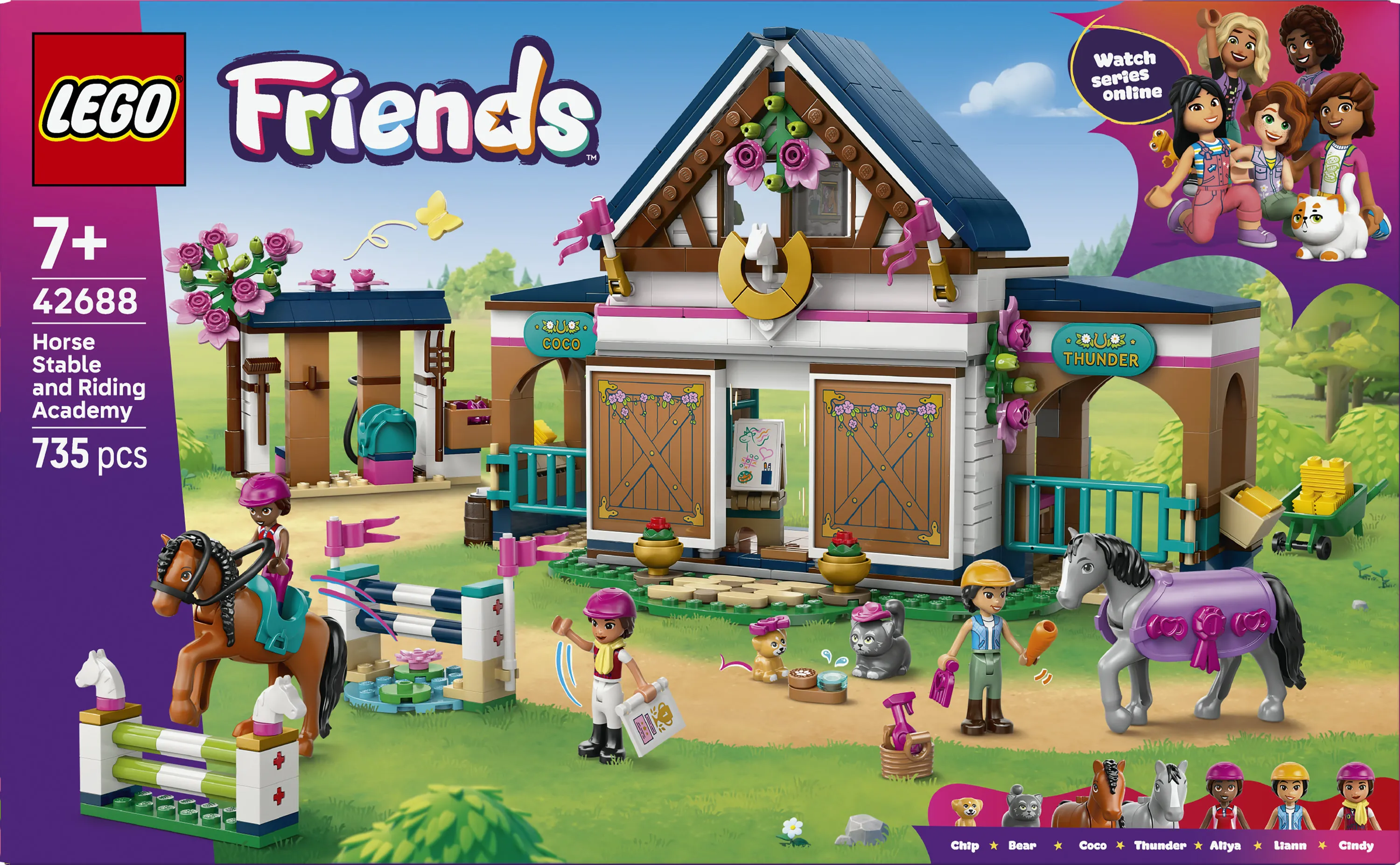 LEGO Friends Horse Stable and Riding School 42688