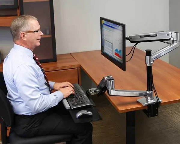 LX HD SIT-STAND DESK MOUNT LCD