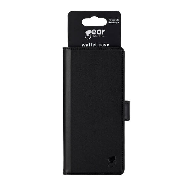 GEAR Wallet, Moto Edge+ -lompakkokotelo, Musta
