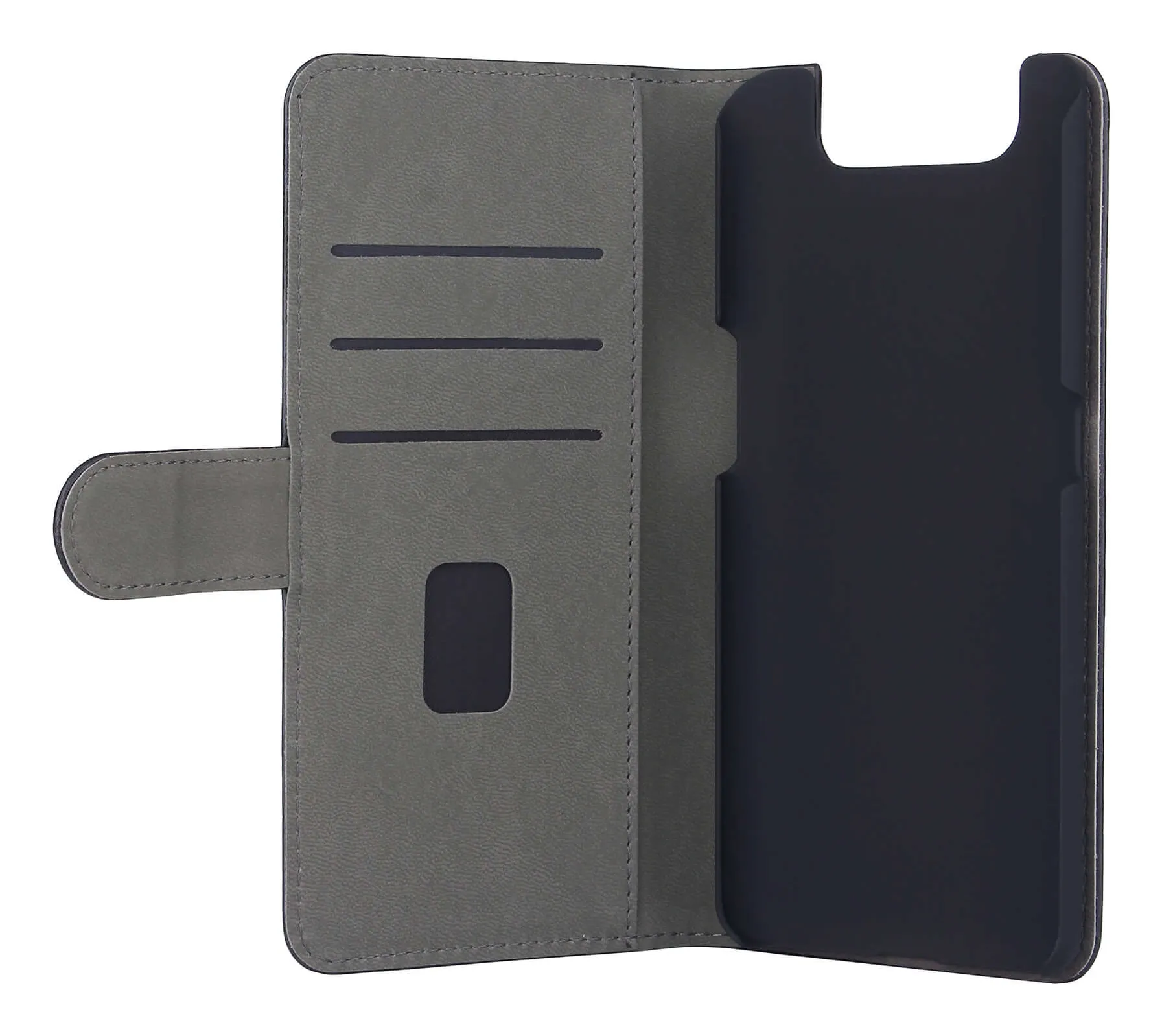 GEAR Wallet, Galaxy A80 -lompakkokotelo, Musta