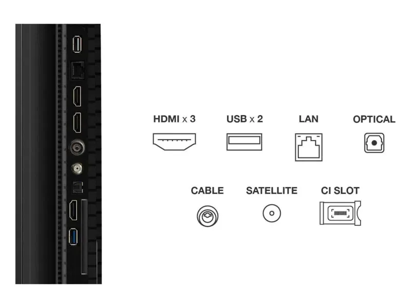 TCL T69C 65T69C 65" 4K QLED Google TV, 60 Hz, Dolby Vision, HDR10+, metallic