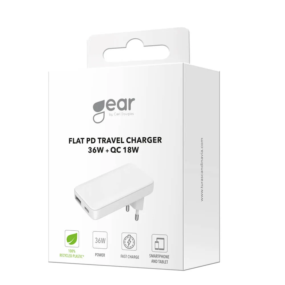GEAR Charger 220V 1xUSB-C PD/PPS 30W GaN White