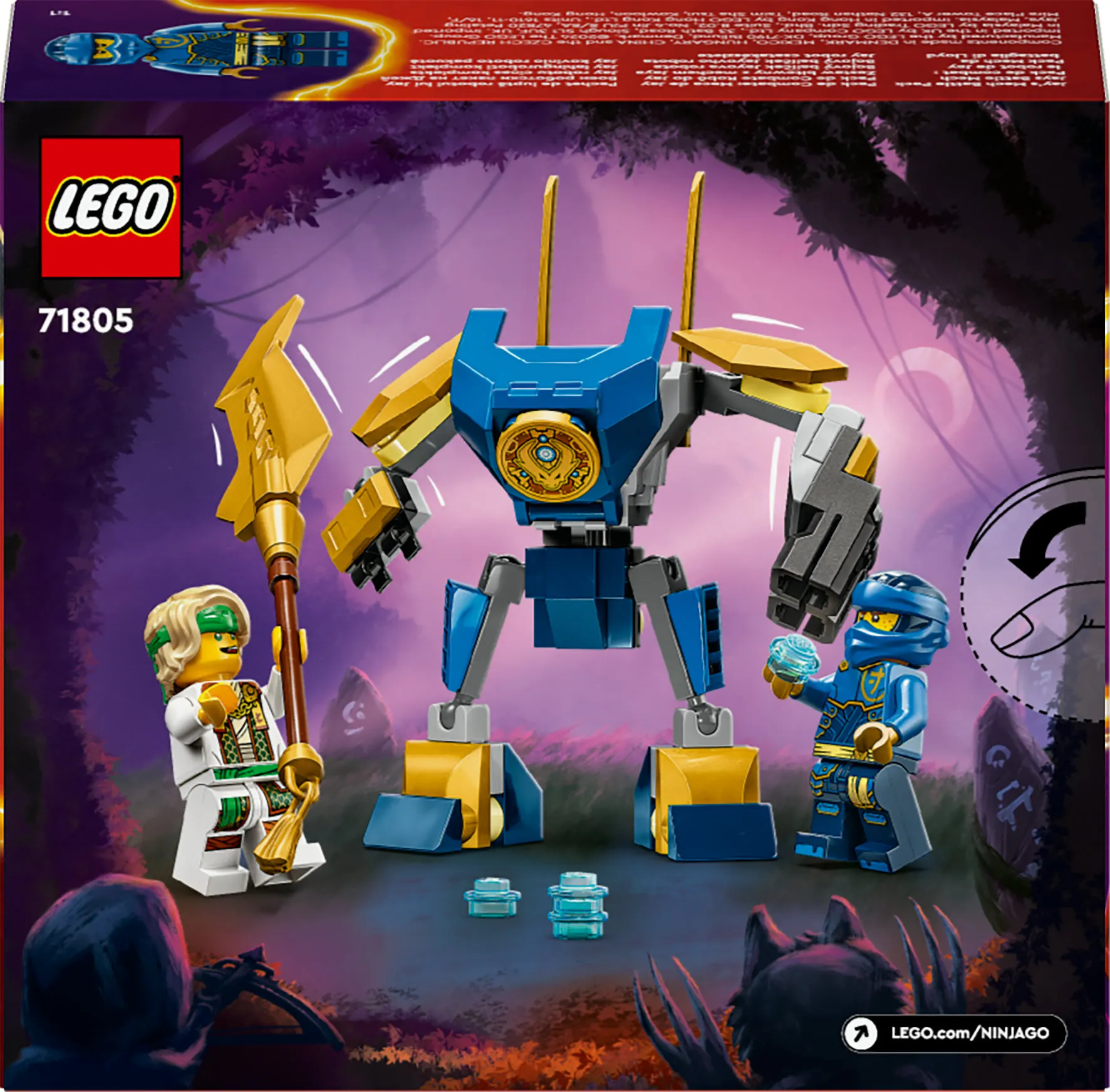 LEGO NINJAGO Jays Stridrobot 71805