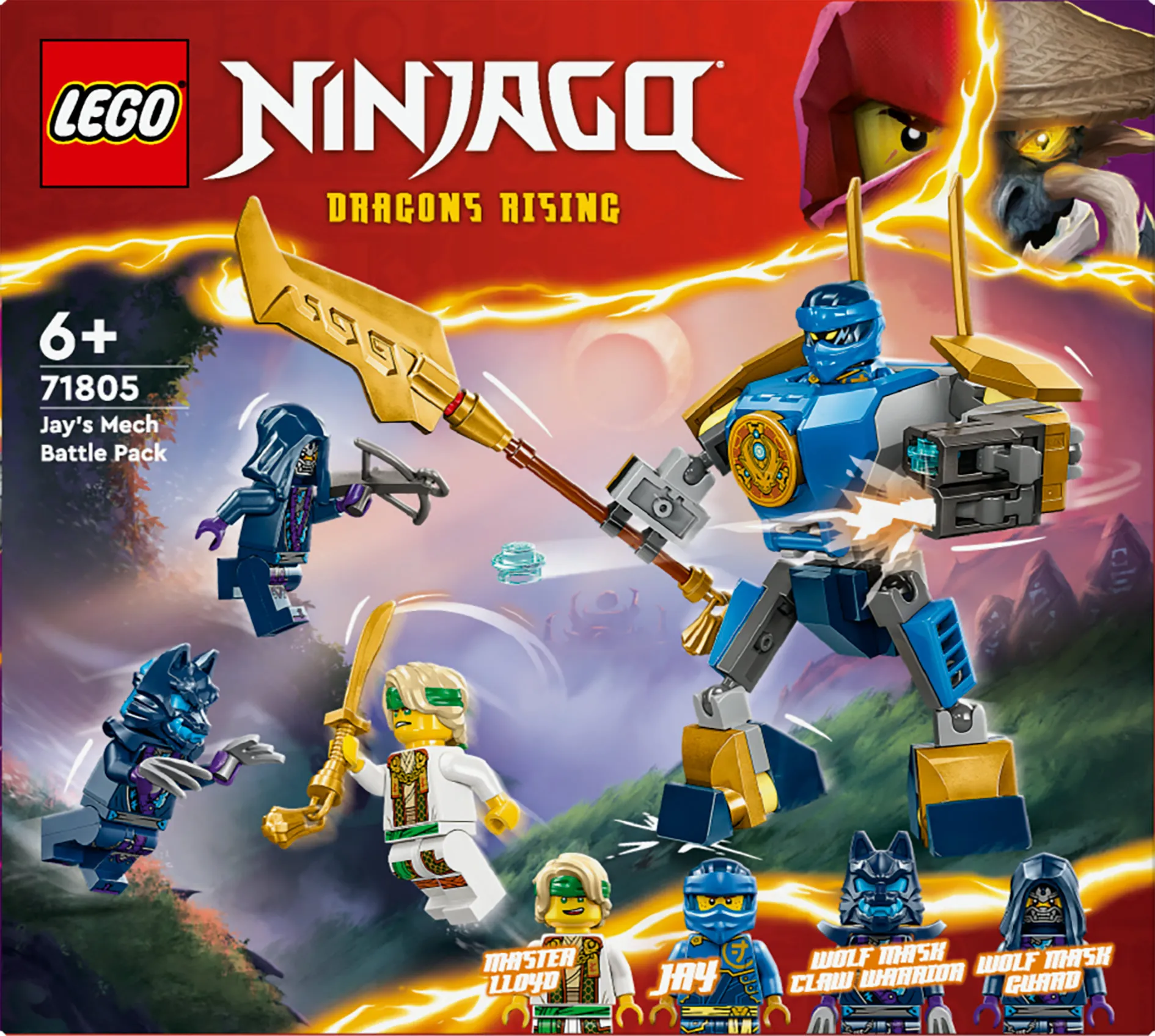 LEGO NINJAGO Jays Stridrobot 71805