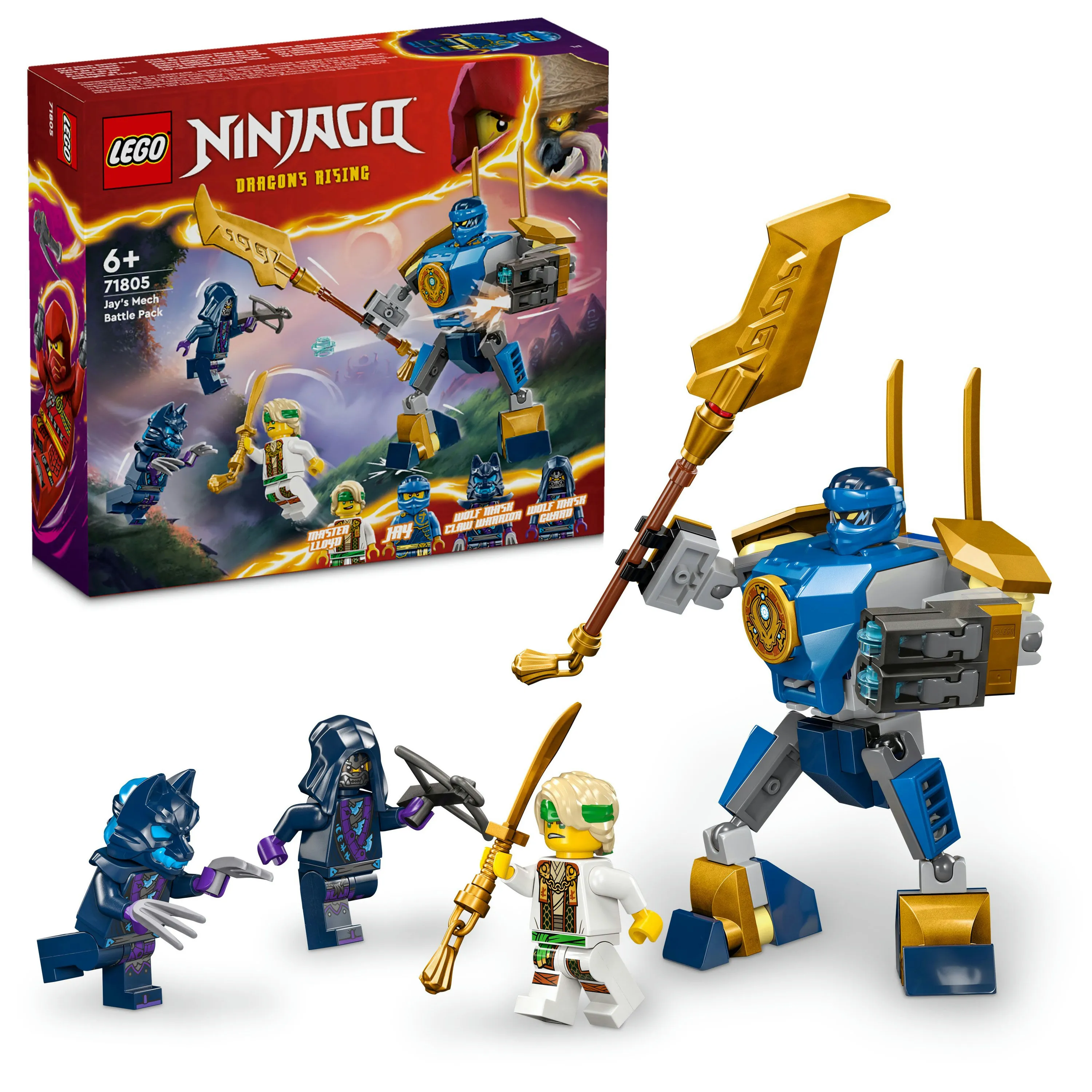 LEGO NINJAGO Jays Stridrobot 71805