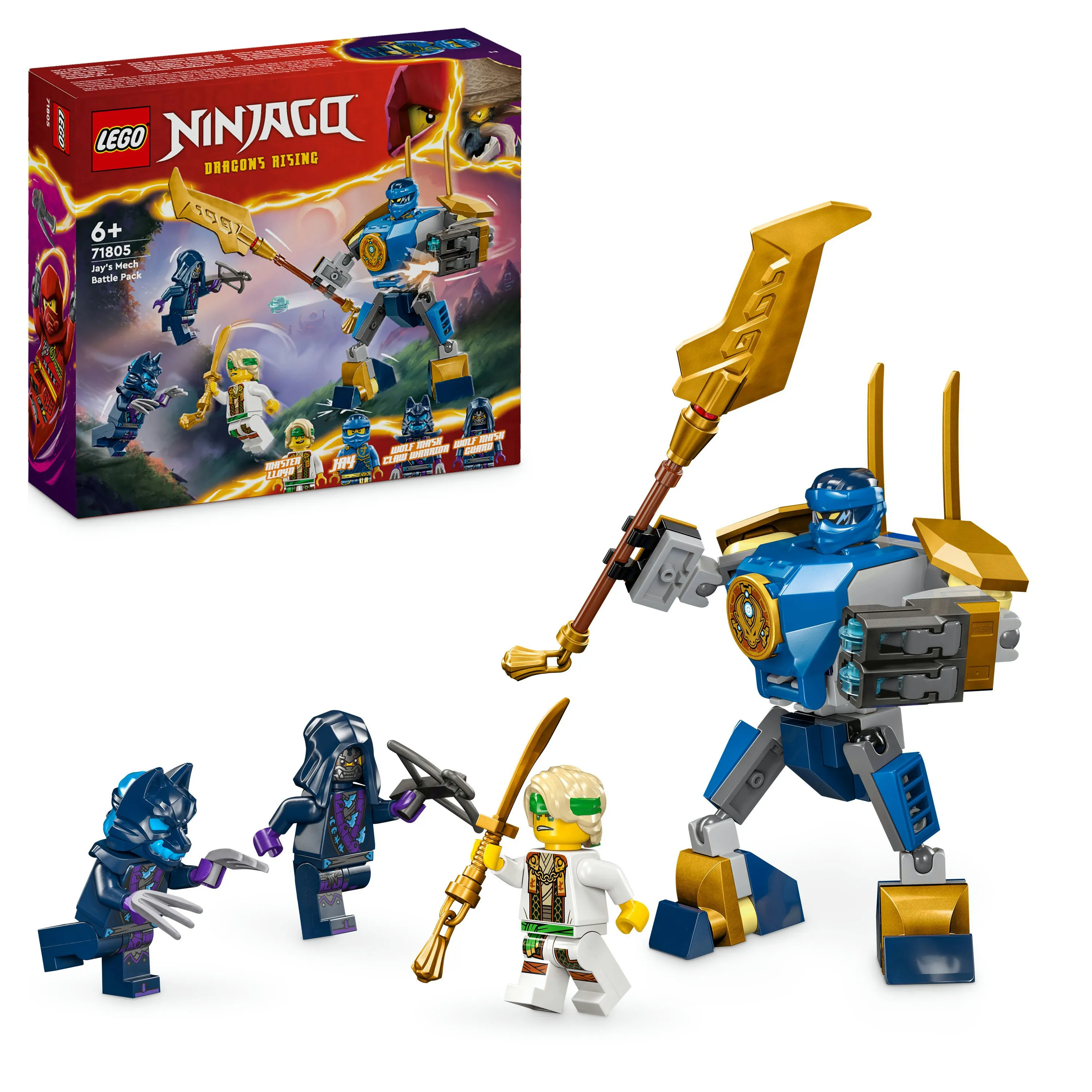 LEGO NINJAGO Jays Stridrobot 71805