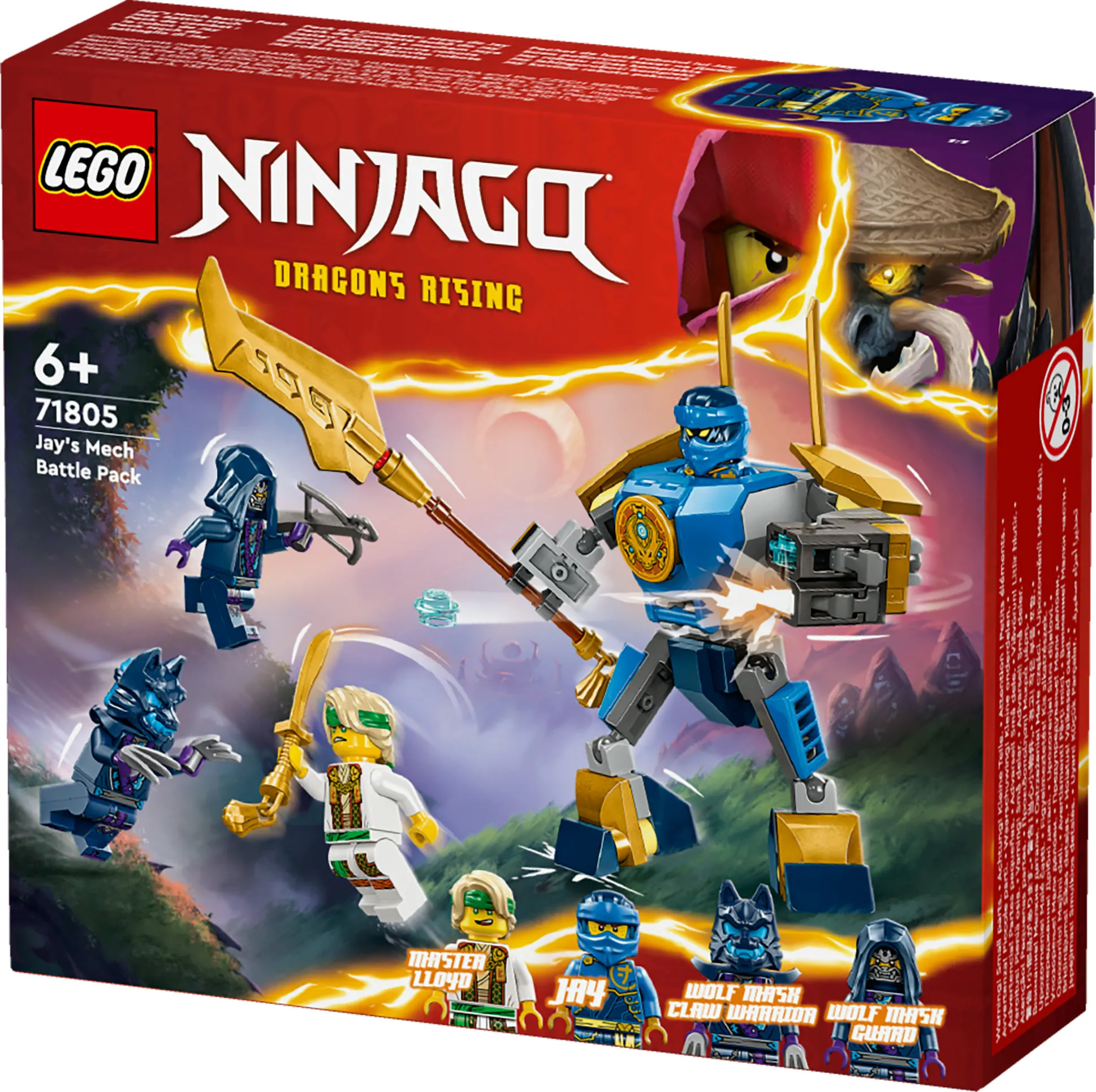 LEGO NINJAGO Jays Stridrobot 71805