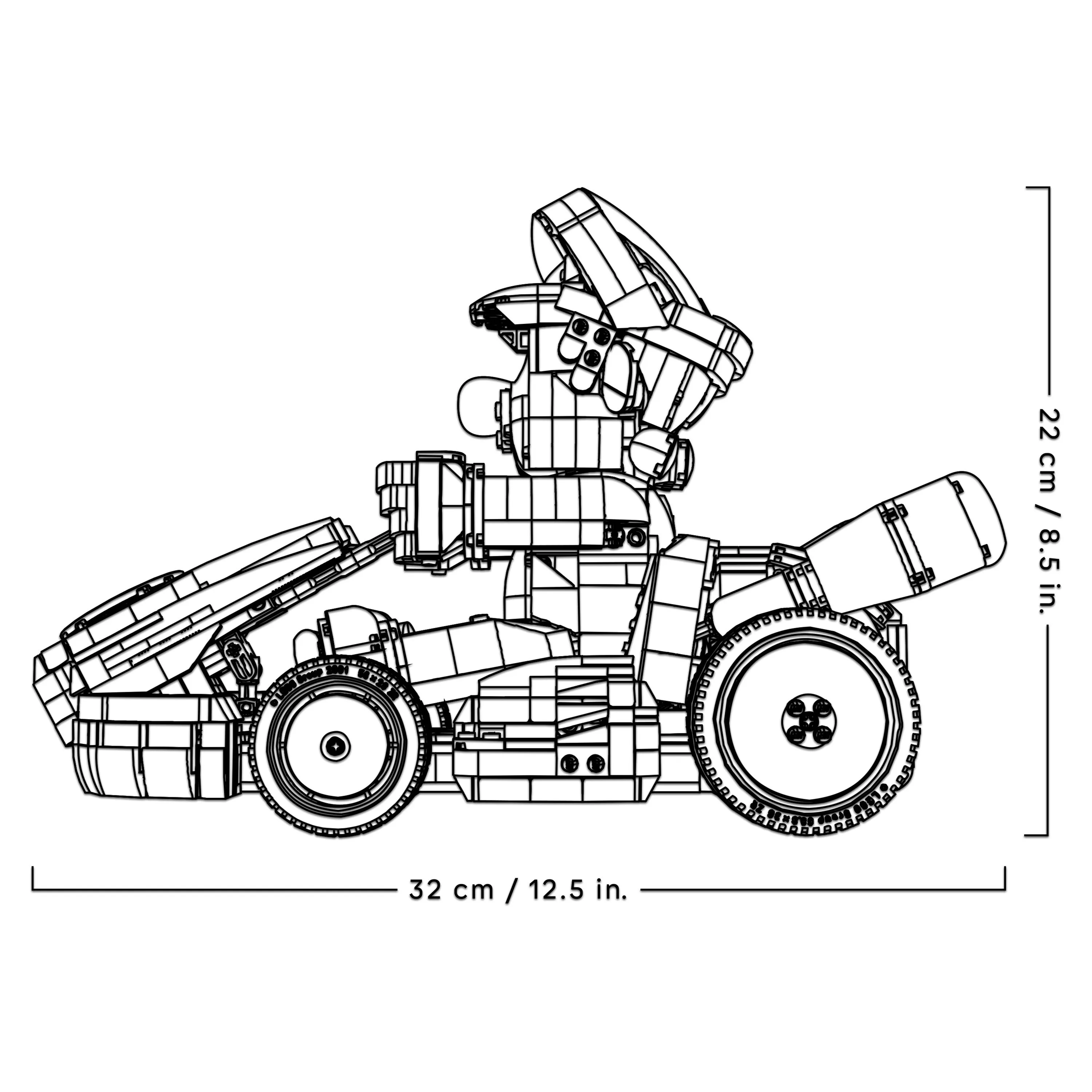 LEGO Super Mario Mario Kart: Mario and Standard Kart 72037