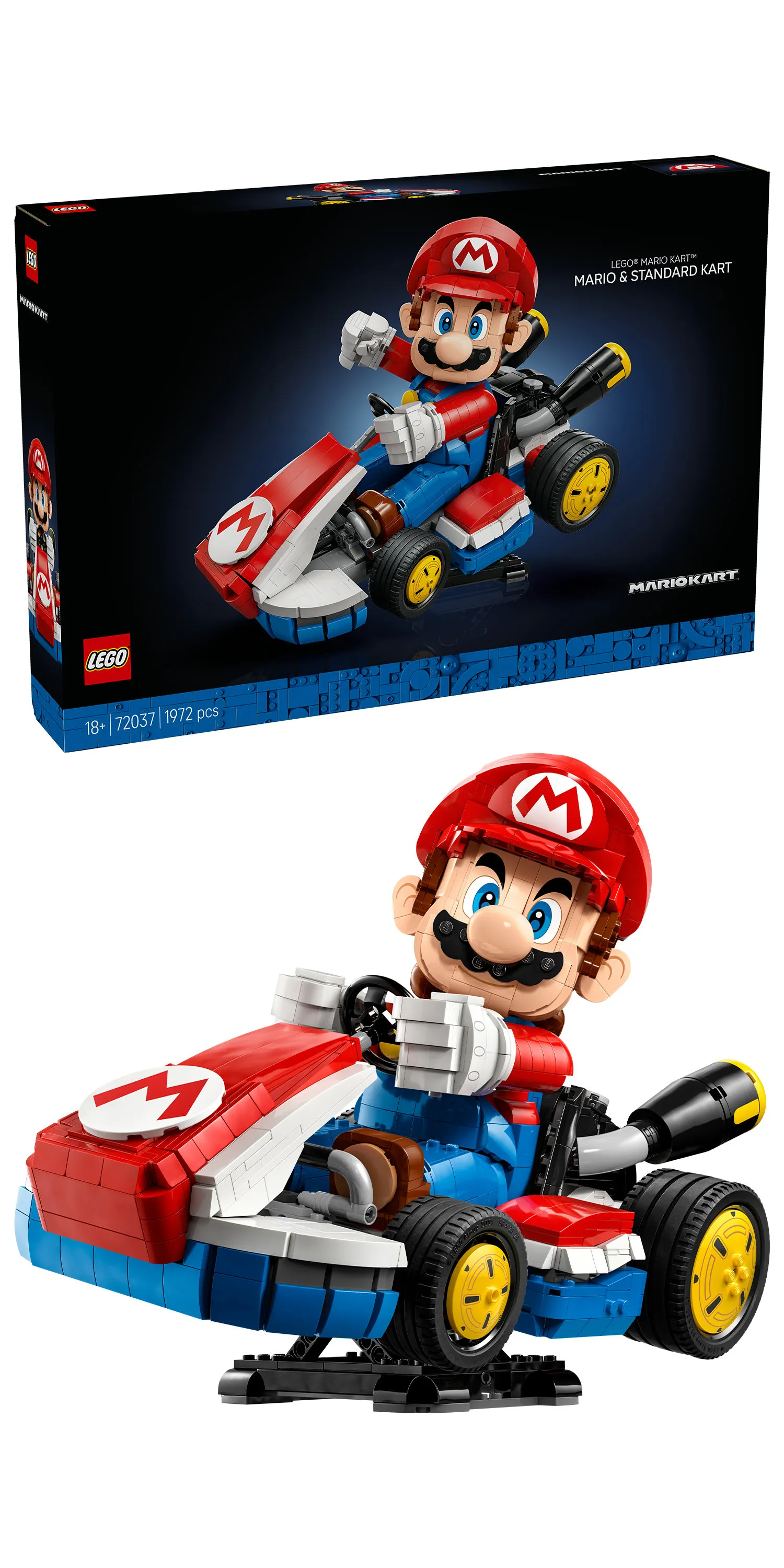 LEGO Super Mario Mario Kart: Mario and Standard Kart 72037